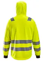 Snickers AllroundWork 8039 Hoodie met Rits High-Vis KL2/KL3 Reflecterend miniatuur