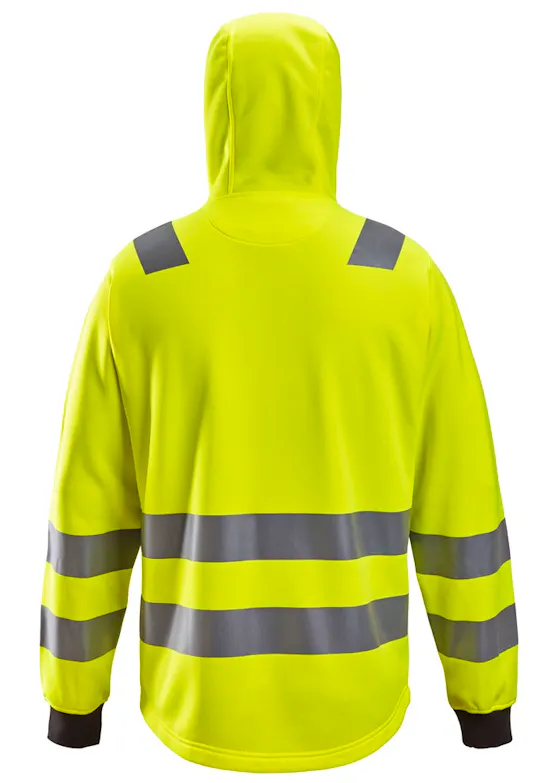 Snickers AllroundWork 8039 Hoodie met Rits High-Vis KL2/KL3 Reflecterend