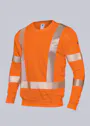 BP® 2134 Sweatshirt Hoge Zichtbaarheid Reflecterend Slim Fit miniatuur