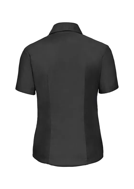 Russell Z933F Oxford Shirt Short Sleeve Tailored Regular Fit Dames