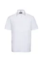Russell Z937 Classic Pure Cotton Poplin Shirt Short Sleeve Regular Fit miniatuur