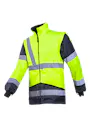 Sioen Skollfield 209AN2X93 Signalisatie Regenparka met Uitneembare Bodywarmer Waterdicht miniatuur
