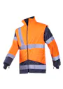 Sioen Skollfield 209AN2X93 Signalisatie Regenparka met Uitneembare Bodywarmer Waterdicht miniatuur