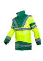 Sioen Skollfield 209AN2X93 Signalisatie Regenparka met Uitneembare Bodywarmer Waterdicht miniatuur