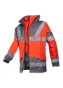 Sioen Skollfield 209AN2X93 Signalisatie Regenparka met Uitneembare Bodywarmer Waterdicht miniatuur