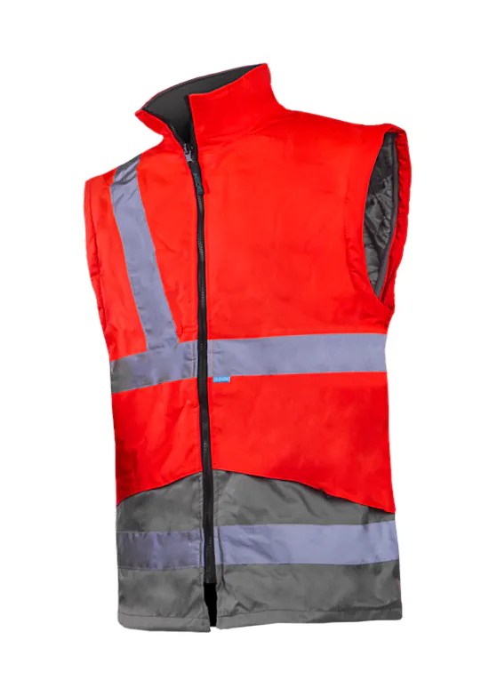 Sioen Skollfield 209AN2X93 Signalisatie Regenparka met Uitneembare Bodywarmer Waterdicht