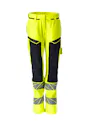 Mascot Accelerate Multisafe Hi-Vis Werkbroek Met Kniezakken Dames 21078-284 miniatuur