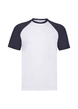 Fruit of The Loom F295 Baseball T-shirt Short Sleeve Regular Fit