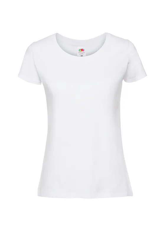 Fruit of The Loom F186 Iconic T-shirt 195 Ringspun Premium Regular Fit Dames