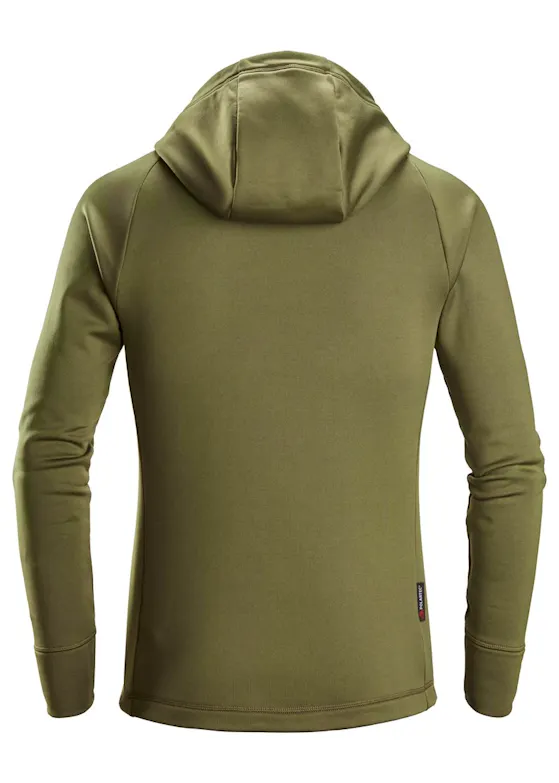 Snickers Workwear 8026 FlexiWork, Polartec® Power Stretch® Hoodie Met Volledige Rits