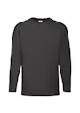 Fruit of The Loom F240 Valueweight T-shirt Long Sleeve Regular Fit miniatuur