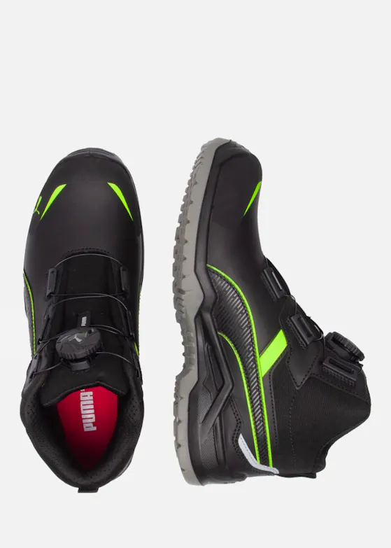 Puma Krypton Green Disc Mid S3S ESD Werkschoen