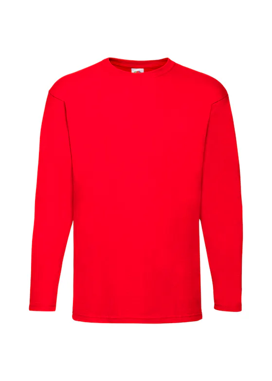 Fruit of The Loom F240 Valueweight T-shirt Long Sleeve Regular Fit