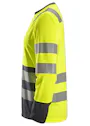 Snickers Workwear 2433 T-Shirt met Lange Mouwen Reflecterend High-Visibility miniatuur