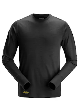 Snickers 2451 T-Shirt Wollen Lange Mouwen Antibacterial Slim Fit