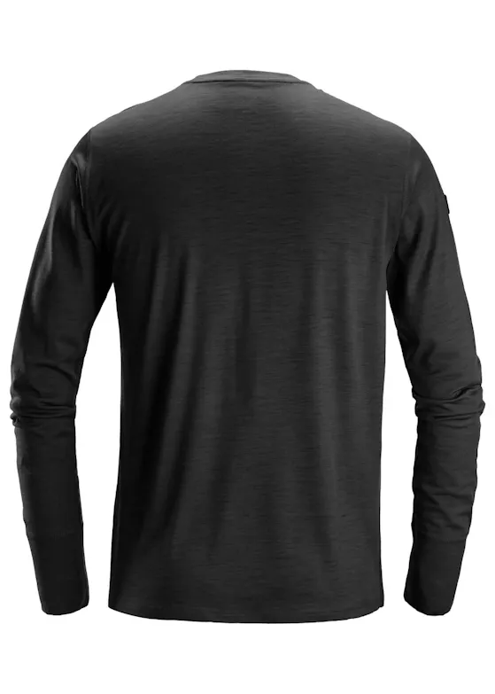 Snickers 2451 T-Shirt Wollen Lange Mouwen Antibacterial Slim Fit