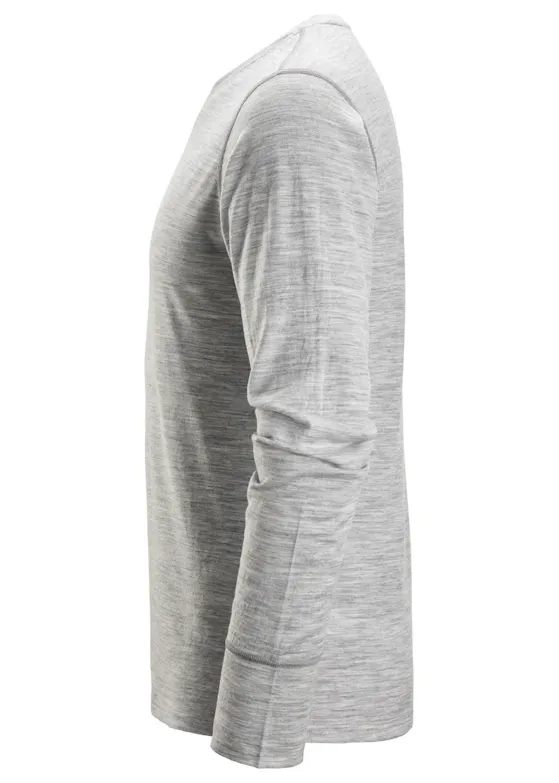 Snickers 2451 T-Shirt Wollen Lange Mouwen Antibacterial Slim Fit