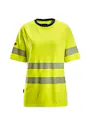 Snickers 2567 T-shirt Korte Mouwen High-Vis Klasse 2 Dames miniatuur
