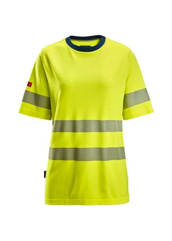 Snickers 2567 T-shirt Korte Mouwen High-Vis Klasse 2 Dames