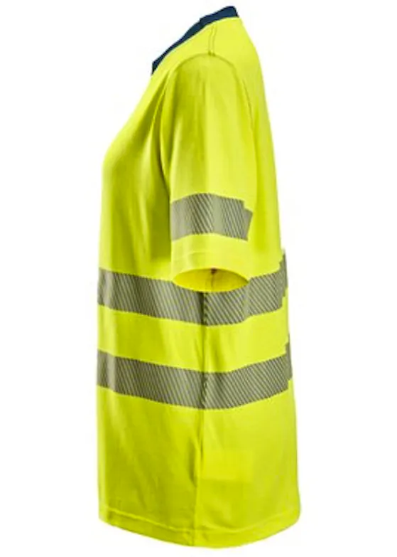 Snickers 2567 T-shirt Korte Mouwen High-Vis Klasse 2 Dames