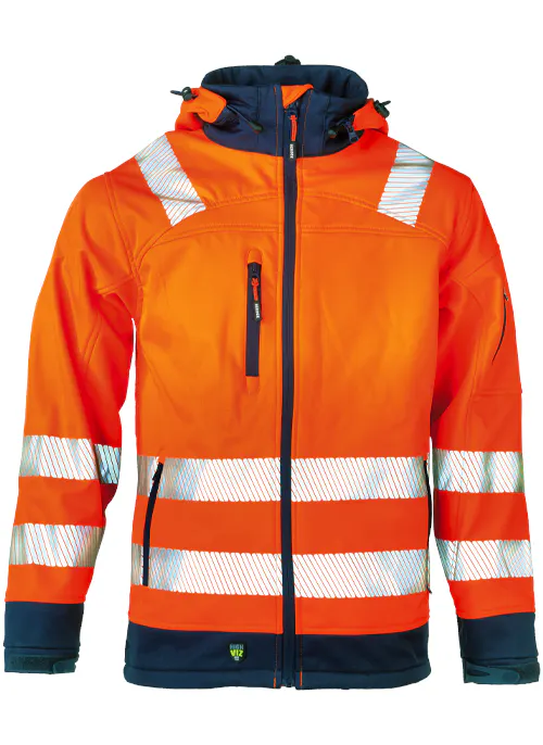 High Vis Oranje/Marineblauw