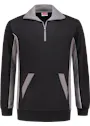 WorkMan 10.6.2701 Zipper Sweater Bi-colour Regular Fit miniatuur