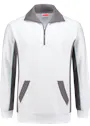 WorkMan 10.6.2701 Zipper Sweater Bi-colour Regular Fit miniatuur