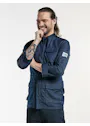 Chaud Devant Chef Jacket Parka Blue Denim miniatuur