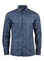 J. Harvest & Frost Indigo Bow 37 2903702 Hemd Slim Fit miniatuur