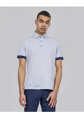 J. Harvest & Frost Indigo Bow 131 2913122 Poloshirt Pique Slim Fit