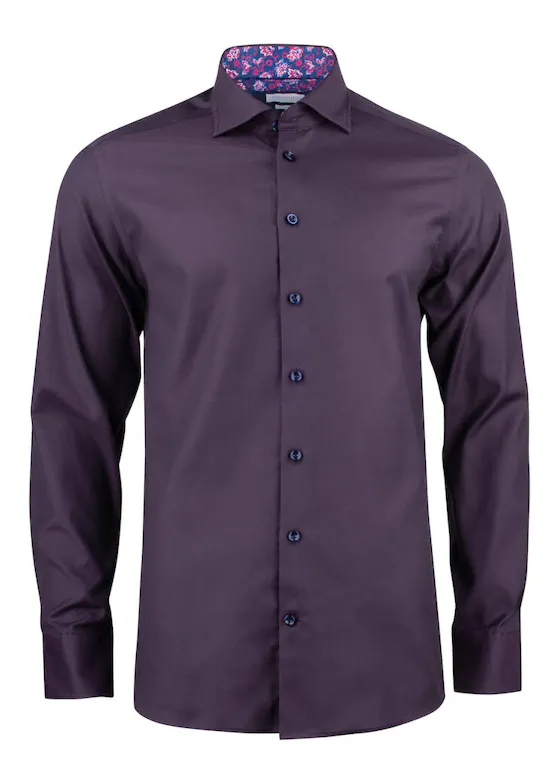 J. Harvest & Frost Purple Bow 142 2914202 Hemd Slim Fit