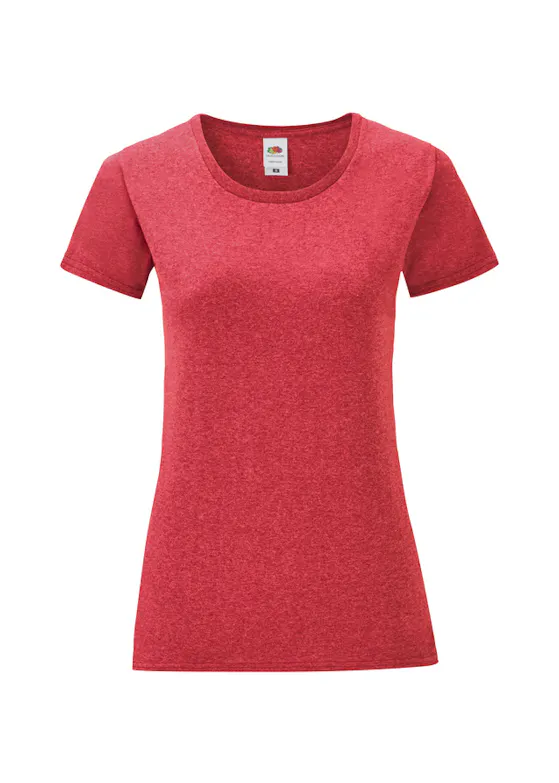 Fruit of The Loom F131 Iconic T-shirt Regular Fit Dames