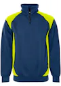 Fristads 300511 Sweater Met Korte Rits 7048 GSM - 122408 Regular Fit Skarup miniatuur