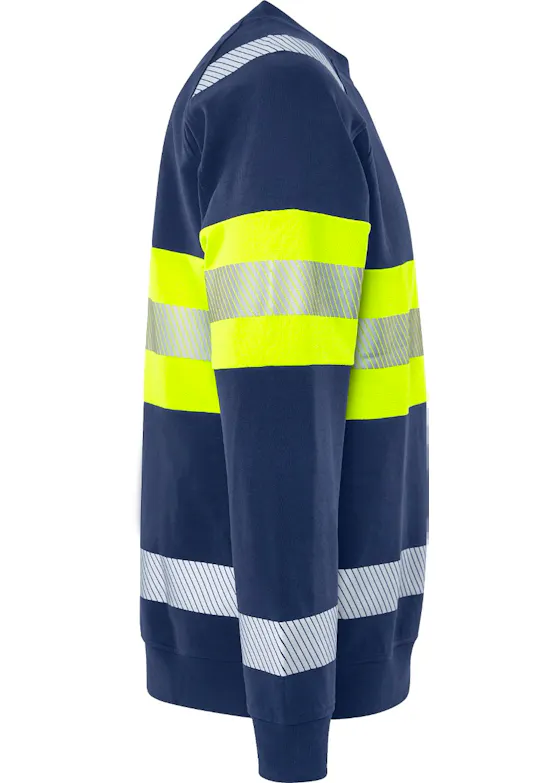 Fristads 301030 Sweater High Vis Klasse 1 7530 GKC Reflecterend Stiby