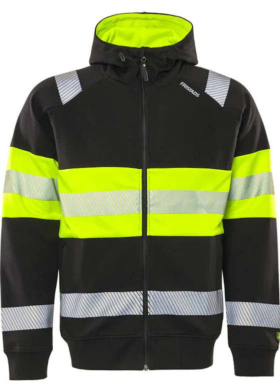 Fristads 301032 Sweater Met Capuchon High Vis Klasse 1 7532 GKC Reflecterend Stiby