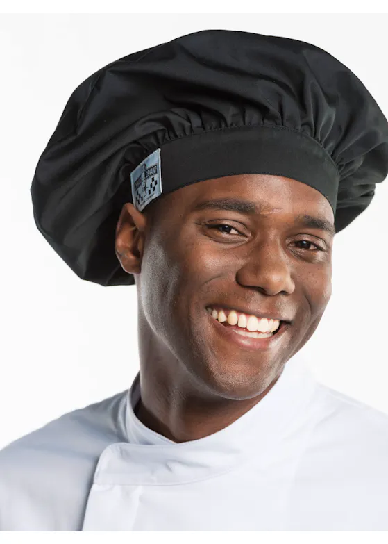 Chaud Devant Chef's Muts Nero 