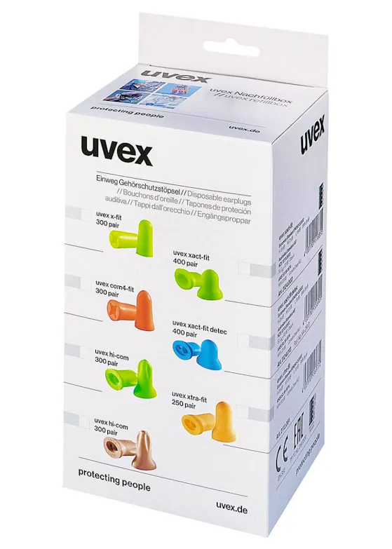 Uvex Com4-fit Navuldopjes (300 Paar)