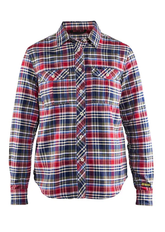 Blåkläder 32091137 Overhemd Flanel Regular Fit Dames