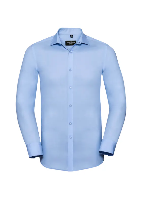 Russell Z960 Ultimate Shirt Long Sleeve Stretch Slim Fit