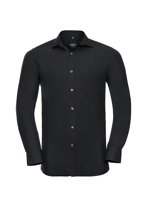 Russell Z960 Ultimate Shirt Long Sleeve Stretch Slim Fit