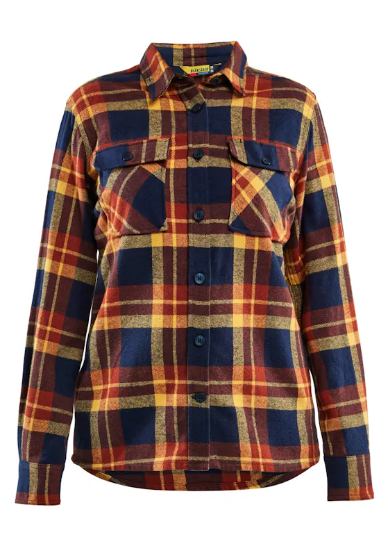 Blaklader 3218 Overhemd Flanel Regular Fit Dames
