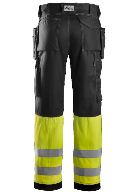 Snickers Workwear High-Vis HP Trousers, Klasse 1 - 3235