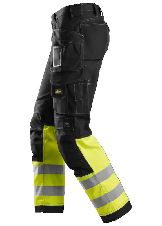 Snickers Workwear High-Vis HP Trousers, Klasse 1 - 3235