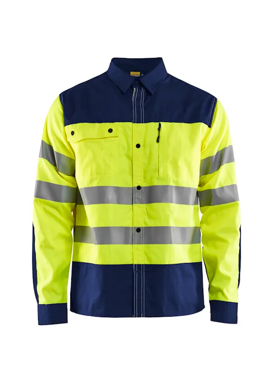 Blaklader 3255 Overhemden High Vis D-ring Reflecterend