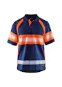 Blåkläder 3338 Poloshirt High Vis Klasse 1 miniatuur