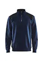 Blåkläder 33531158 Sweatshirt Bi-Colour met Halve Rits Reflecterend Schilder miniatuur