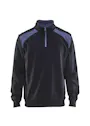 Blåkläder 33531158 Sweatshirt Bi-Colour met Halve Rits Reflecterend Schilder miniatuur