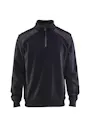 Blåkläder 33531158 Sweatshirt Bi-Colour met Halve Rits Reflecterend Schilder miniatuur