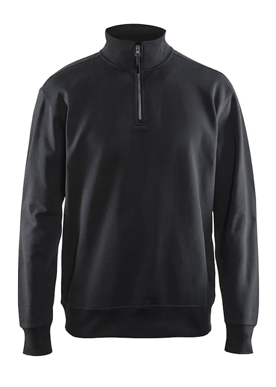 Blåkläder 33691158 Sweatshirt met Halve Rits Regular Fit