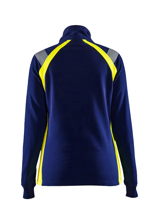Blaklader 3403 Sweatshirt Halve Rits Visible Reflecterend Dames